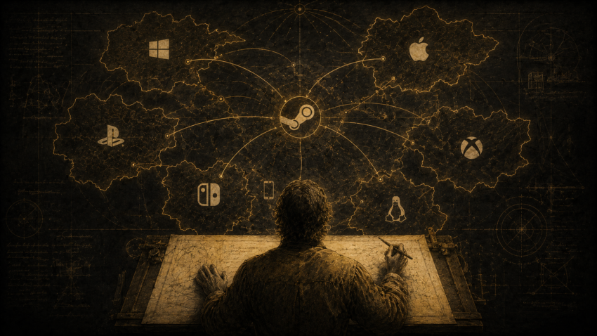 Beyond the Roadmap Podcast Episode 1 – illustrated microphone with platform strategy elements, pencil sketch style